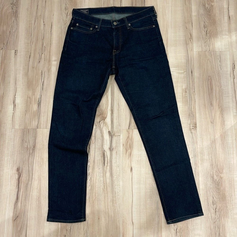 Abercrombie & Fitch jeans dark rinse size men’s 32x32 Rustin athletic skinny fit